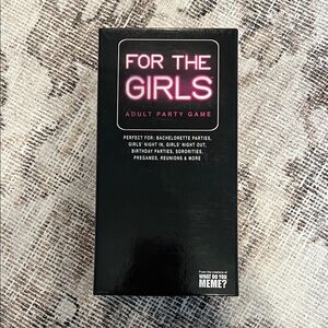 For The Girls Adult Party Game by What Do You Meme? - Black